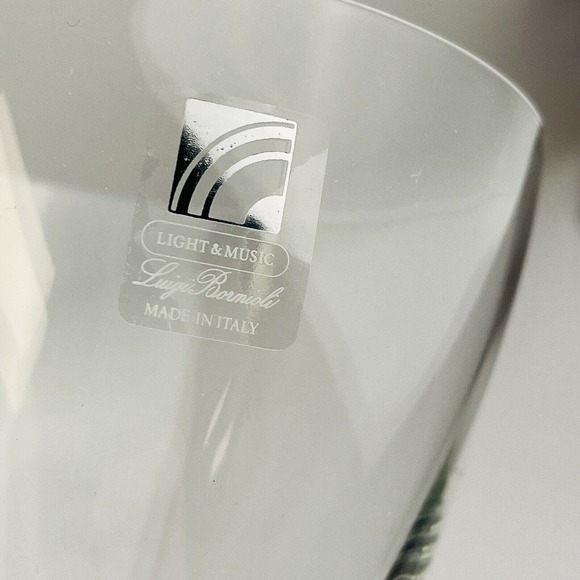 Luigi Bormioli Ariosto Set of 4 Blown Crystal All Purpose Goblets 11oz - Picture 6 of 8